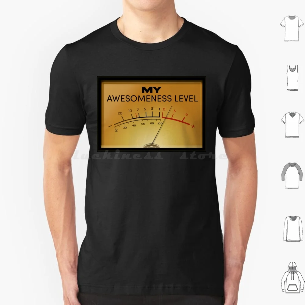 Volume Vu Meter Level Sound Engineer Recording Studio T Shirt 6Xl Cotton Cool Tee Recording Studio Engineer Sound Engineer