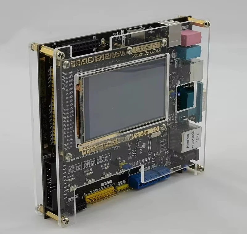 Fighting stm32 development board v5+ 3inch touch screen+mp3+fm+network+can/ wifi internet of things mqtt