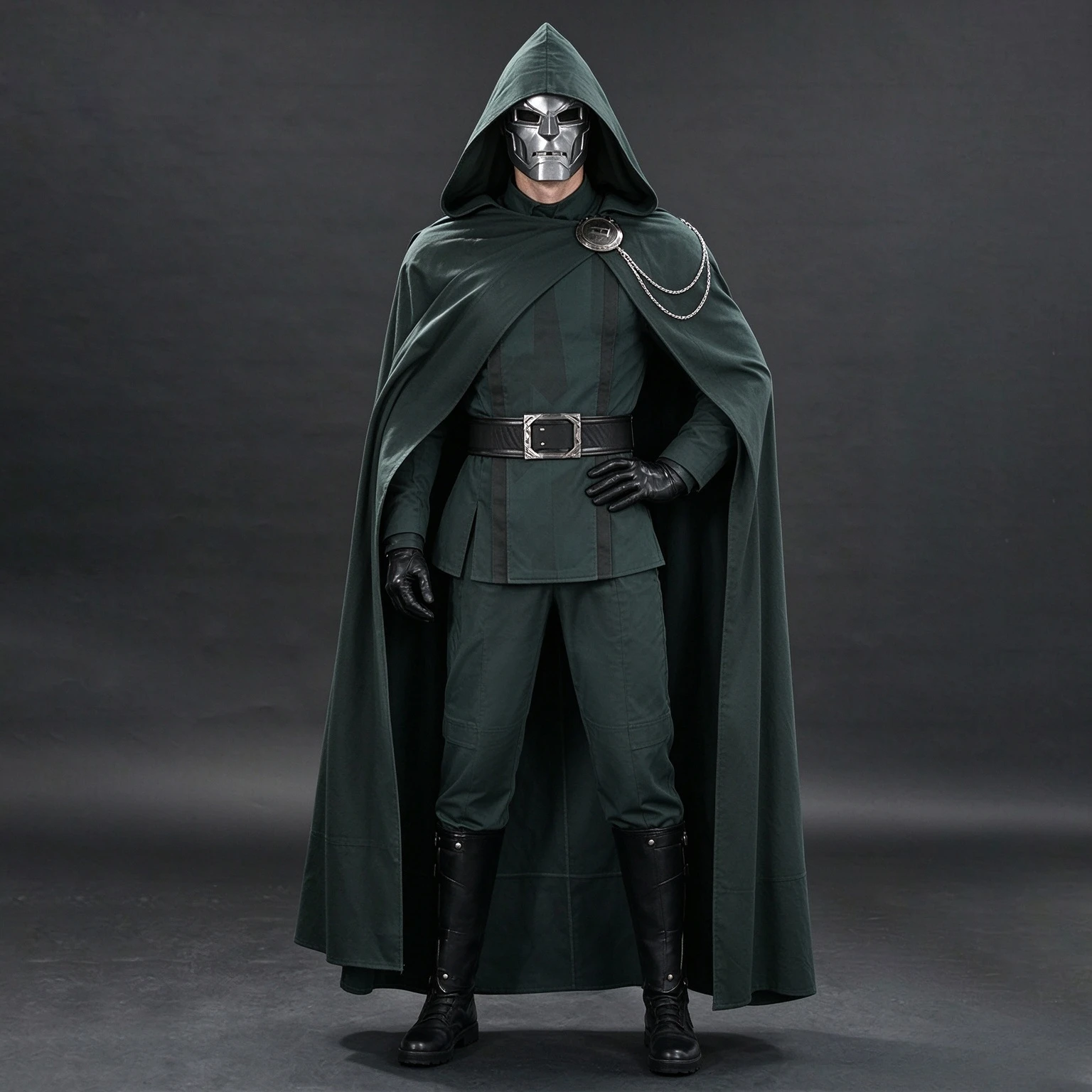Disfraz de Victor von Doom, Doctor Doom, versión de huevo de Pascua, para cosplay, fiesta de Halloween, para mujeres y hombres, accesorios para carnaval.