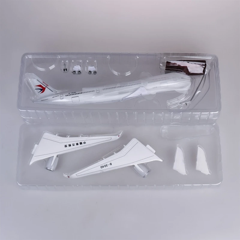 47 سنتيمتر نموذج طائرة 1/142 مقياس الخطوط الجوية الصينية الشرقية ايرباص A350 الراتنج دييكاست طائرة بناء عدة مع عجلات هدية تذكارية