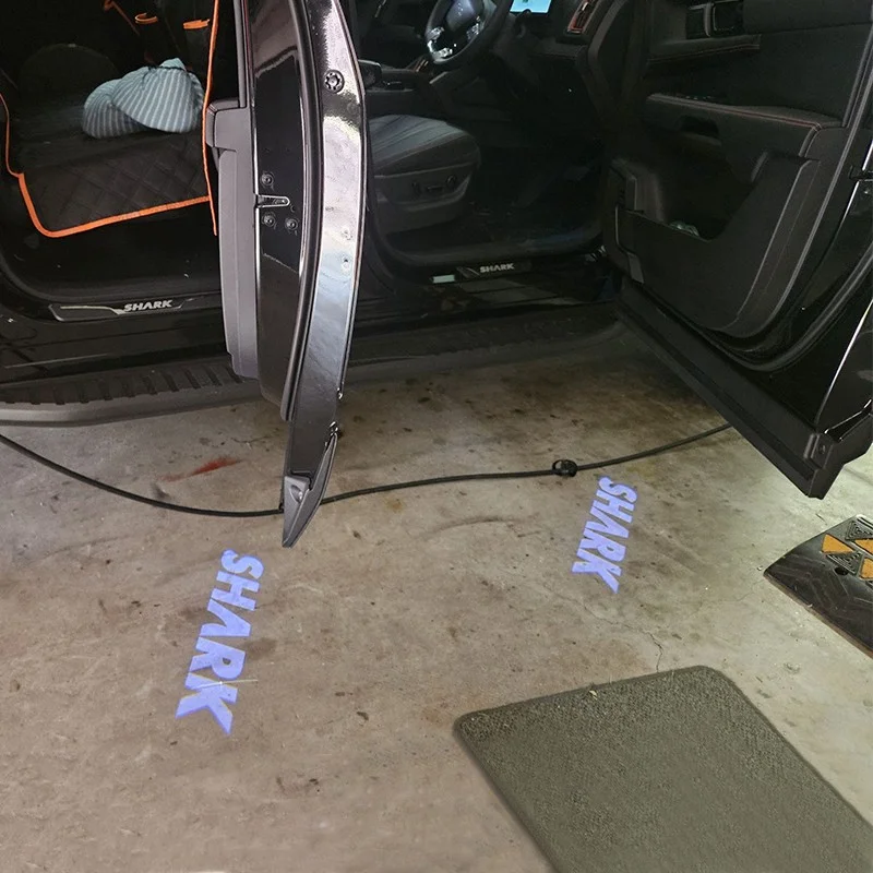 for BYD Shark 2025 Car door welcome light accessories
