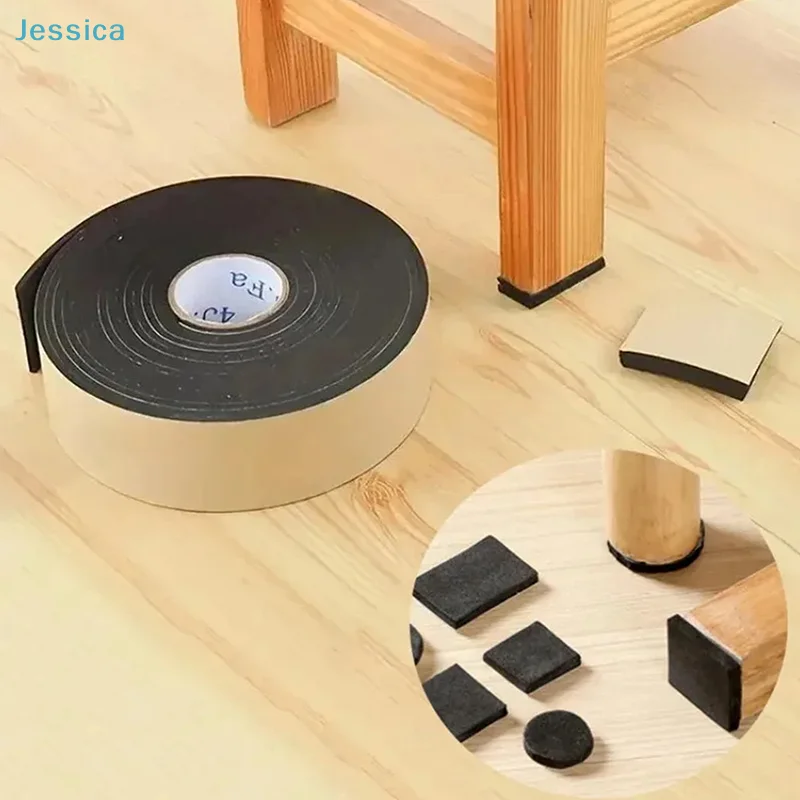 ♥Furniture Foot Pad Roll - Self-Adhesive EVA Foam Pads for Chair & Table Legs (Noise Reduction & Floor Protection)