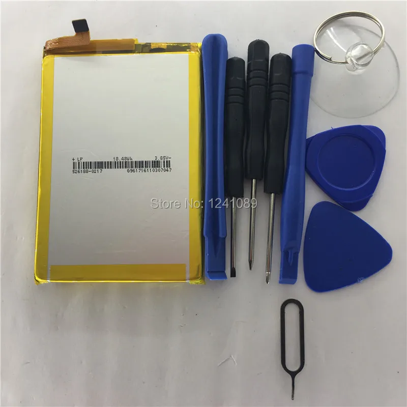 

100% original battery for vernee thor e battery 5020mAh 5.0inch MTK6753 +disassemble tool Long standby time for vernee thor e