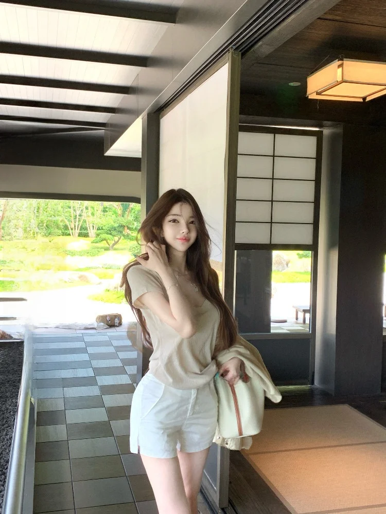 

Легкие летние повседневные брюки из льна с высокой талией, универсальные, универсально сочетаемые, облегающие, для женщин от 324 bewitosey