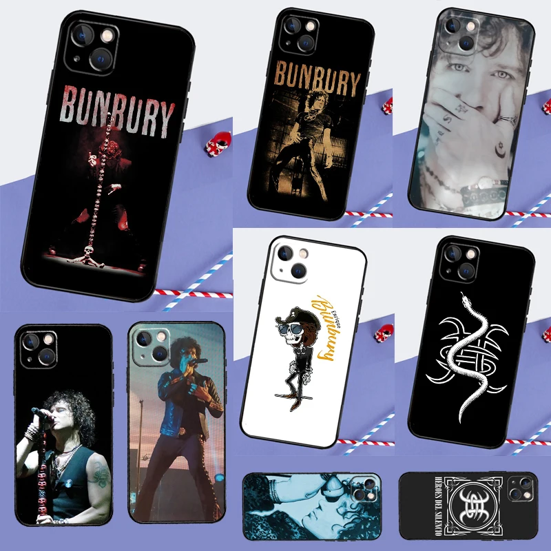 Enrique Bunbury For iPhone 16 15 14 Pro Max Phone Case For iPhone 16 15 13 11 12 Pro Max Mini 7 8 Plus XS X XR Cover