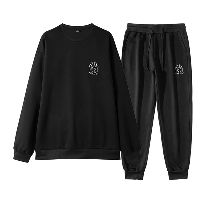 ○ Easy-To-Wear Unisex Yw Jogging Training Set Basic Fit Daily Training Set for Men and Women