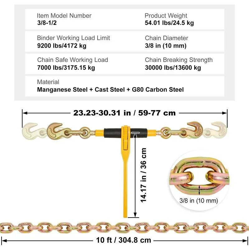 Chain and Binder Kit 3/8