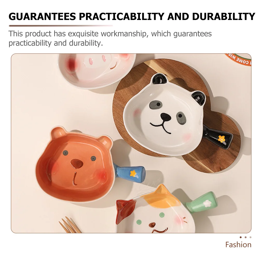 

Очаровательная керамическая салатница с пандой, многофункциональная термостойкая практичная миска для ежедневного использования, миска для еды в рамэне, аксессуары для еды