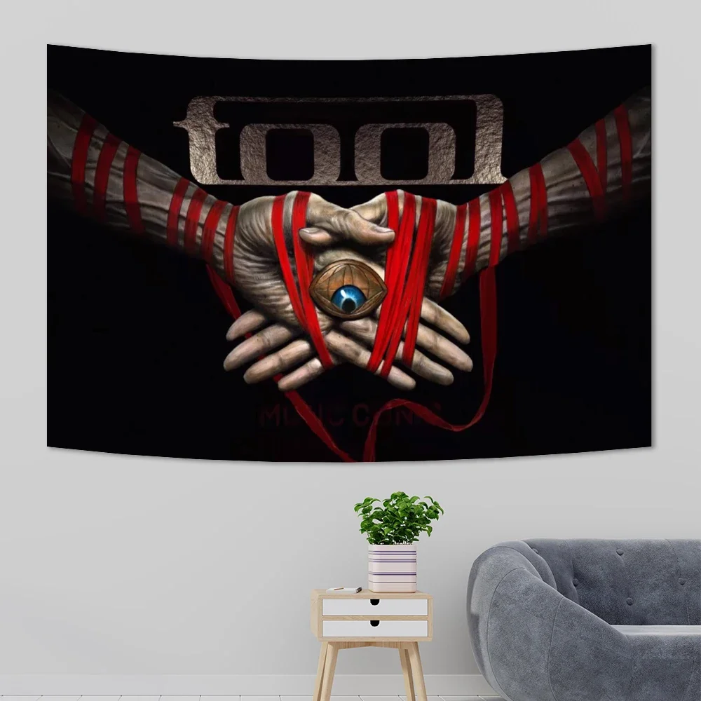 3x5 Ft TOOLS Heavy Rock Band Flag Polyester Digital Printing Retro Tapestry for Bedroom Wall Art Out Door tapestry wall hanging