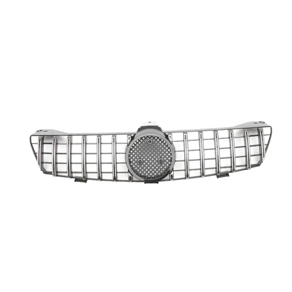 XVIP Chrom-Silber-Diamant-Stil Stoßstangengrill für Mercedes Benz CLS-Klasse W219 CLS350 CLS500 05–08 obere GTR-Stilgitter – Detail 13
