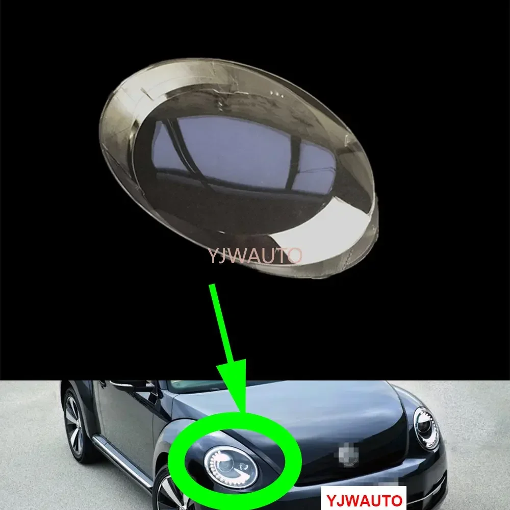 For VW Beetle 2013 2014 2015 20162017 2018 2019 2020 Headlamp Cover Car Headlight Lens Glass Replacement Front Auto Shell