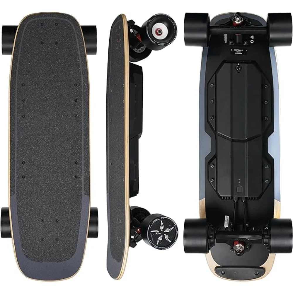 

Electric Skateboard with Remote, 28 MPH Top Speed, 11 Miles Range,330 Pounds Max Load, for Adults and Teens Electric Skateboard