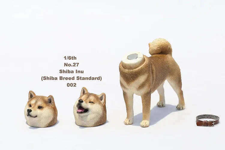 JXK Studio 1:6 Cute Shiba Inu Dog Pet Animal Model Figure