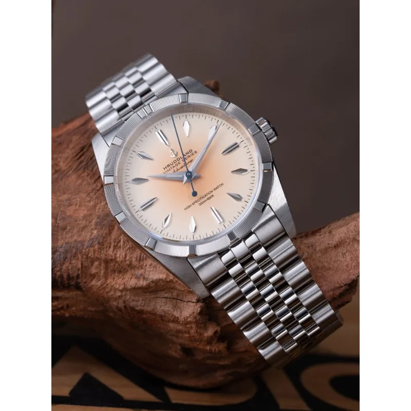Hruodland Retro Classic Dress Men watches PT5000 SW200 stainless steel Automatic Mechanical Diving Sports Watch