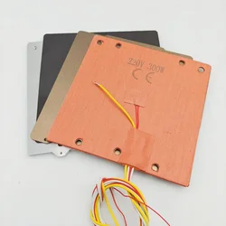 Full cover Silicone Heater Pad110/220V 300W silicone Heatbed with groud cable for Micron + Plus Sald Fork 180mm 3D printer