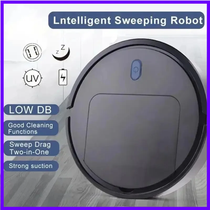 3 in 1 Smart Vacuum Cleaner Sweeping Robot Wet Dry Automatic 1500PA Wireless Strong Powerful Suction Cleaning Mopping Tools