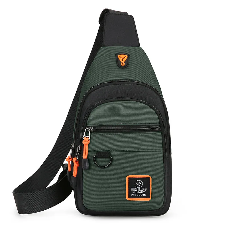 Herren Freizeit Outdoor Wandern Fahrrad Schultertasche Wasserdichte Sport Umhängetasche Reise Rucksack Herren Brusttasche Schultertasche – Detail 13