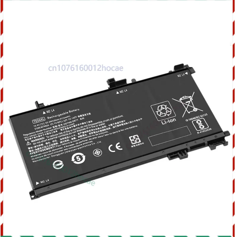 

New TE04XL Laptop Battery For HP OMEN 15-AX200 15-AX200NX 15-AX235NF 15-BC200 15-BC230TX 905175 -2C1 HSTNN-DB7T HSTNN-UB7A