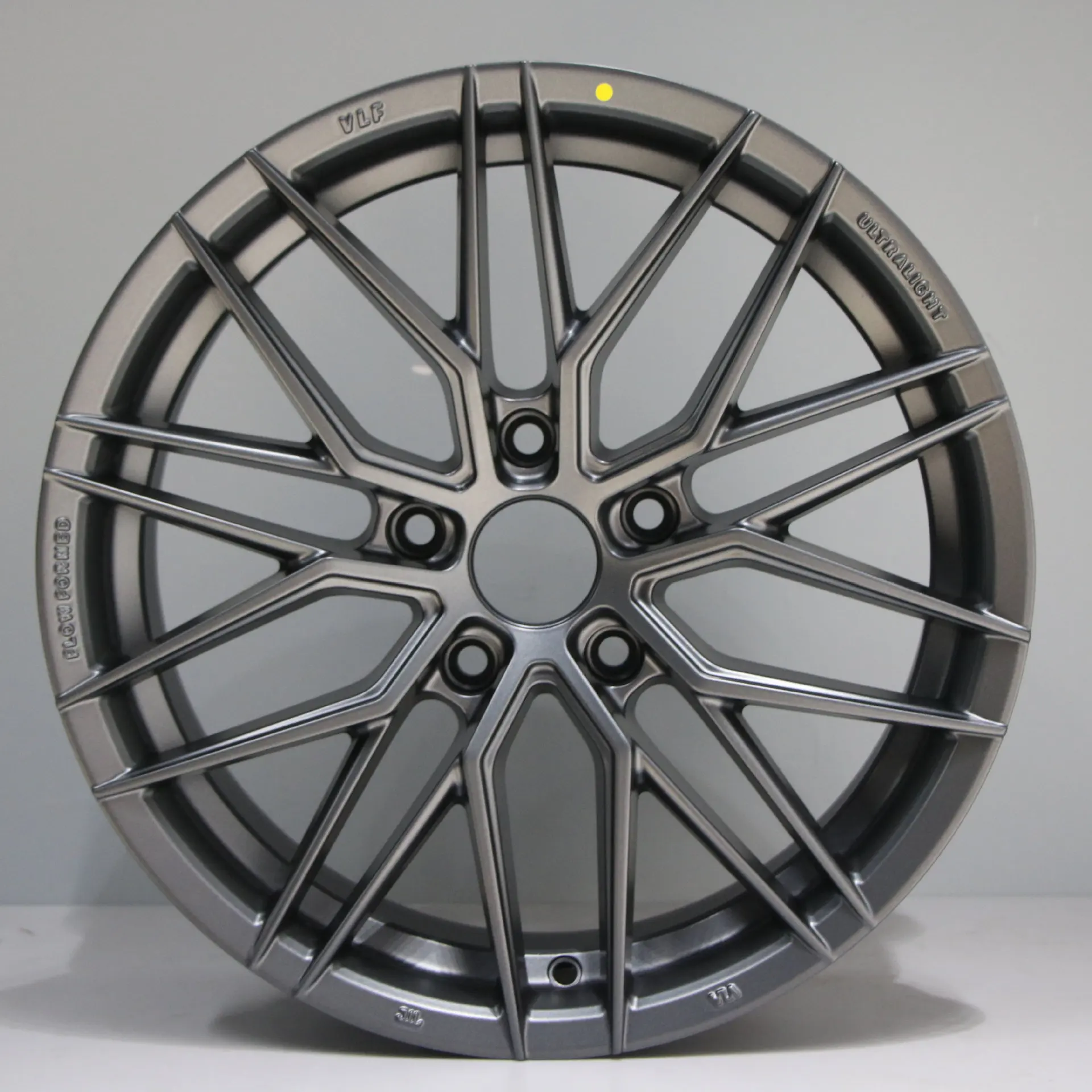 Factory price hot sale Wheels For 18 Inch 5*114.3 Matte Black Alloy Aluminum Wheel Rims Multi Spoke Design cars rims wheel