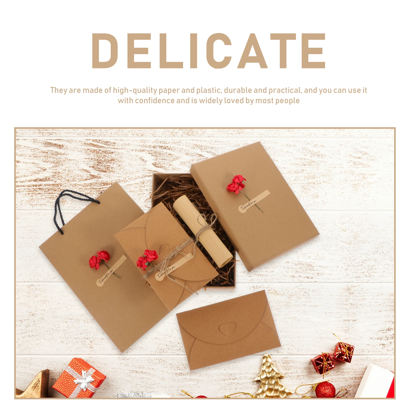 1 set 1 Set Smooth Writing Paper Envelope Valentine Letter Kit Stationery Gift Set For With Envelopes