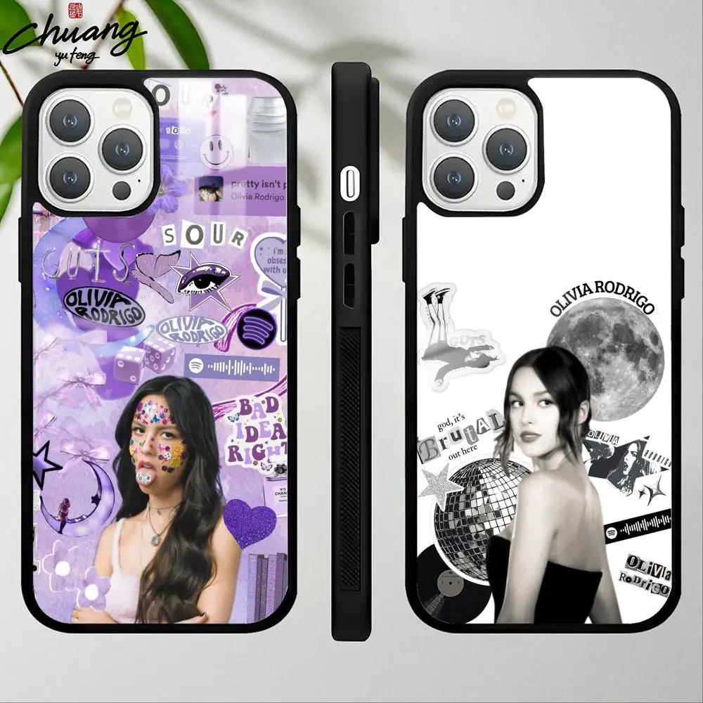Singer O-OliviaL Isabel r-rodrigoS funda de teléfono para 11 12 13 14 15 16Pro Max mini Plus cubierta de teléfono con espejo esmerilado