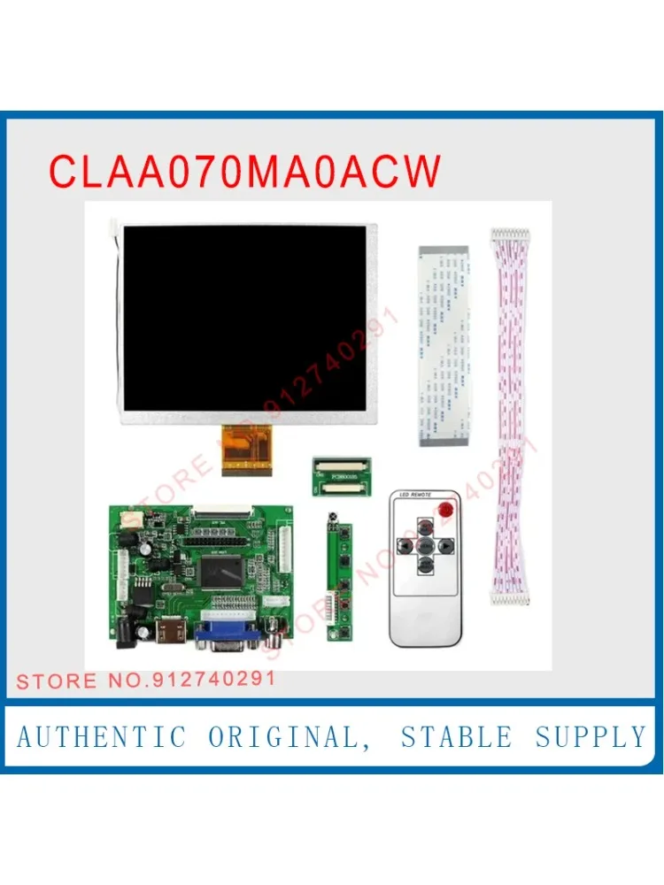 Oryginalny 7-calowy ekran LCD 800*600 4:3 CLAA070MA0ACW, kompatybilny z HDMI VGA, z kontrolerem i panelem monitora. — zdjęcie produktu 7