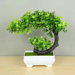 Saksılarda yapay bitkiler, bonsai ağacı, yeşil ağaç, küçük bitkiler, çimen, saç süsü, çiçekler, sahte, ev için, bahçe, dekor, parti, düğün zümrüt çimlerinde en çok satan 8 - №4