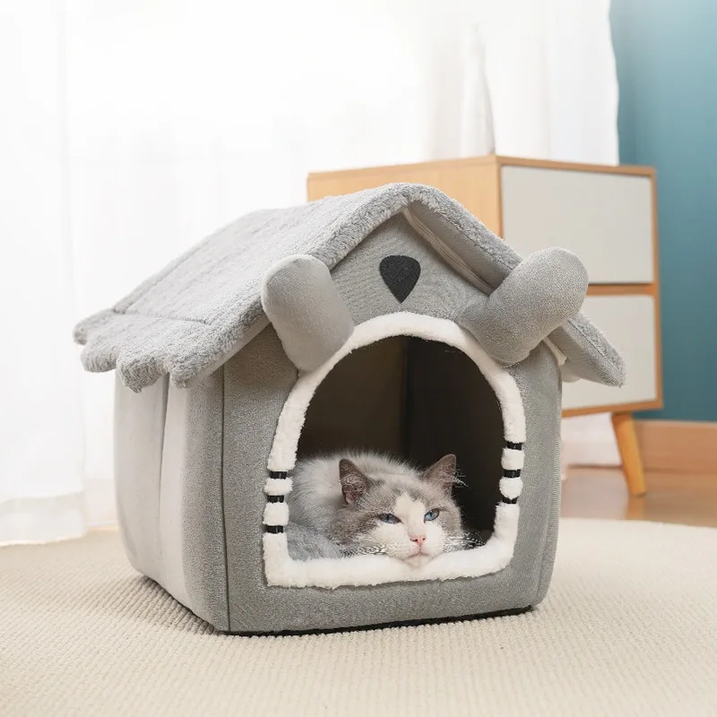 Cat's nest four seasons general purpose villa closed pet nest small house can disassemble and wash pets