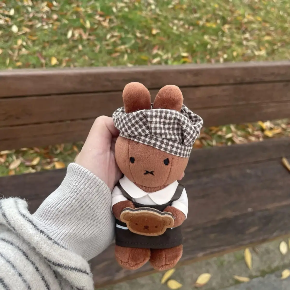 

2026 Kawaii Bread Chef Rabbit Plush Keychain Soft Stuffed Animal Pendant Cute Backpack Charm For Kids Girls Boys Couple Gift