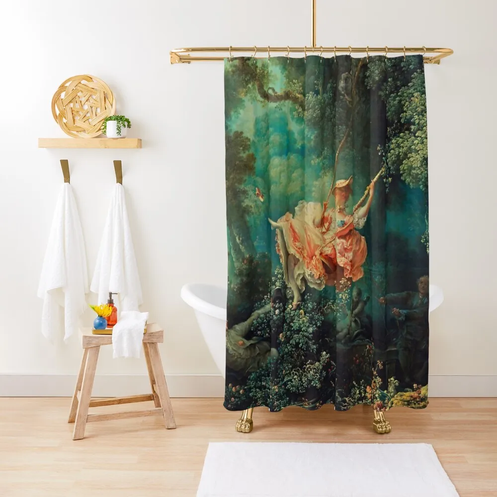 

Jean-Honore Fragonard -The Swing Shower Curtain Bathroom Deco For Bathrooms Curtain