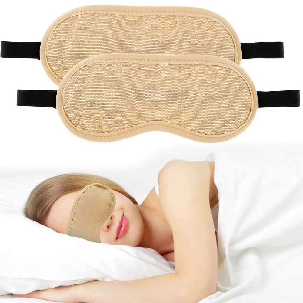 Castor Oil Eye Mask Pack, algodão orgânico macio, óleo essencial Care Aid, reutilizável, lavável, produtos de cuidados com os olhos