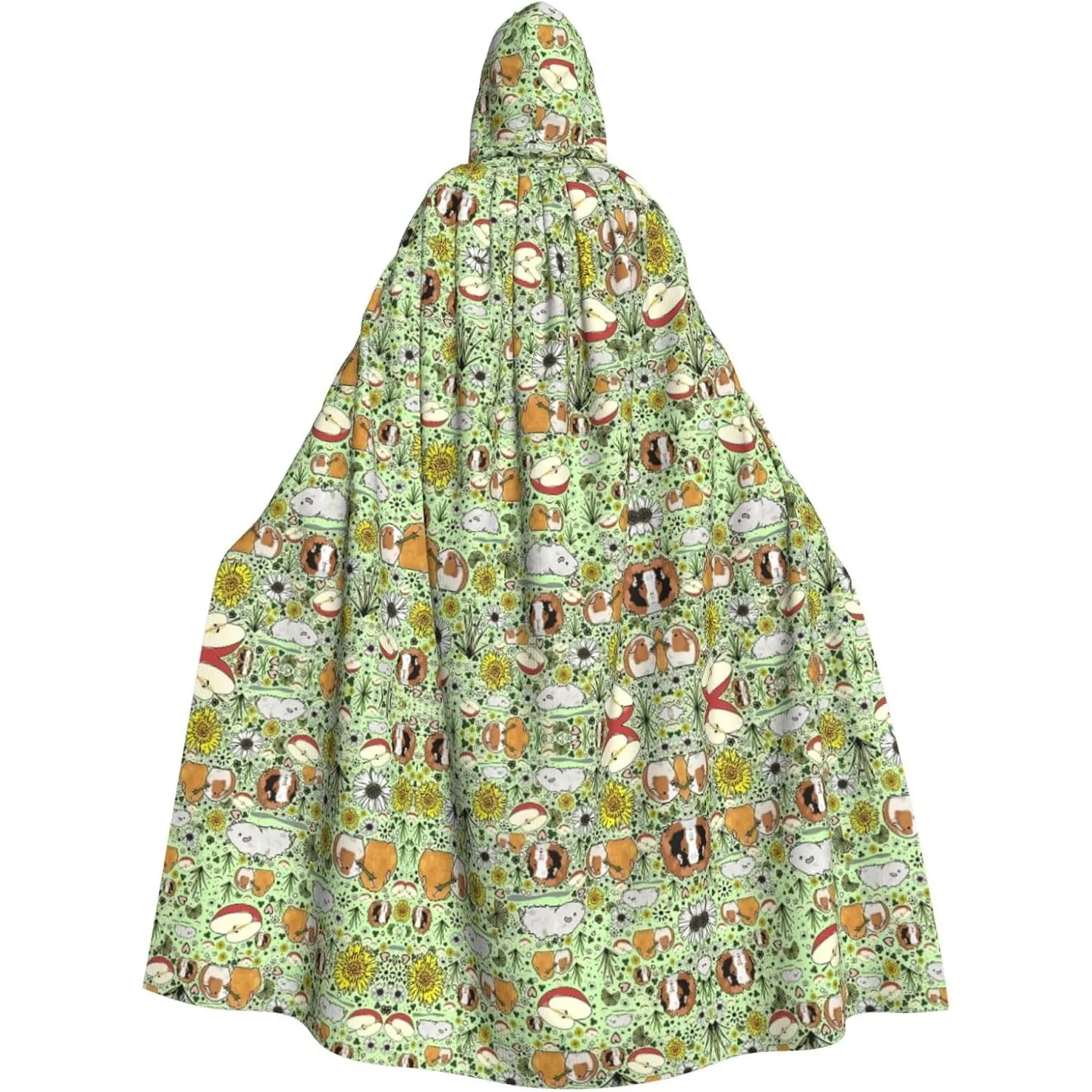 

Guinea Pigs print Adult Hooded Cape Carnival Festival Cape Cosplay Robe Costume party Gothic Carnival