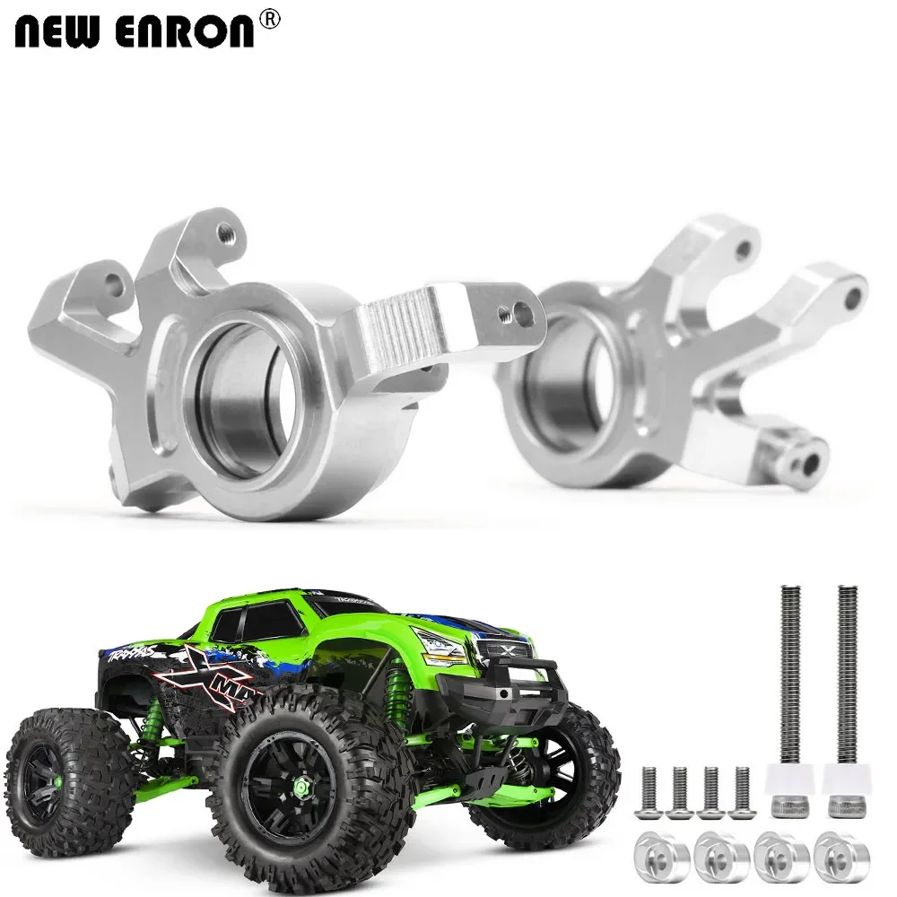 

NEW ENRON CNC Aluminum Alloy Front Steering Blocks 7737 for 1/5 RC Car Traxxas X-Maxx XMaxx 6S 77076-4 8S 77086-4