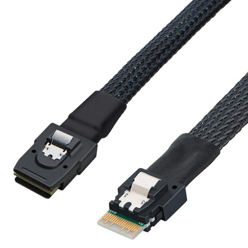 MINI SAS 8087 to SLIM SAS 8654 4i Server Internal High-Speed Connection Harness Target Data Cable-A86Z