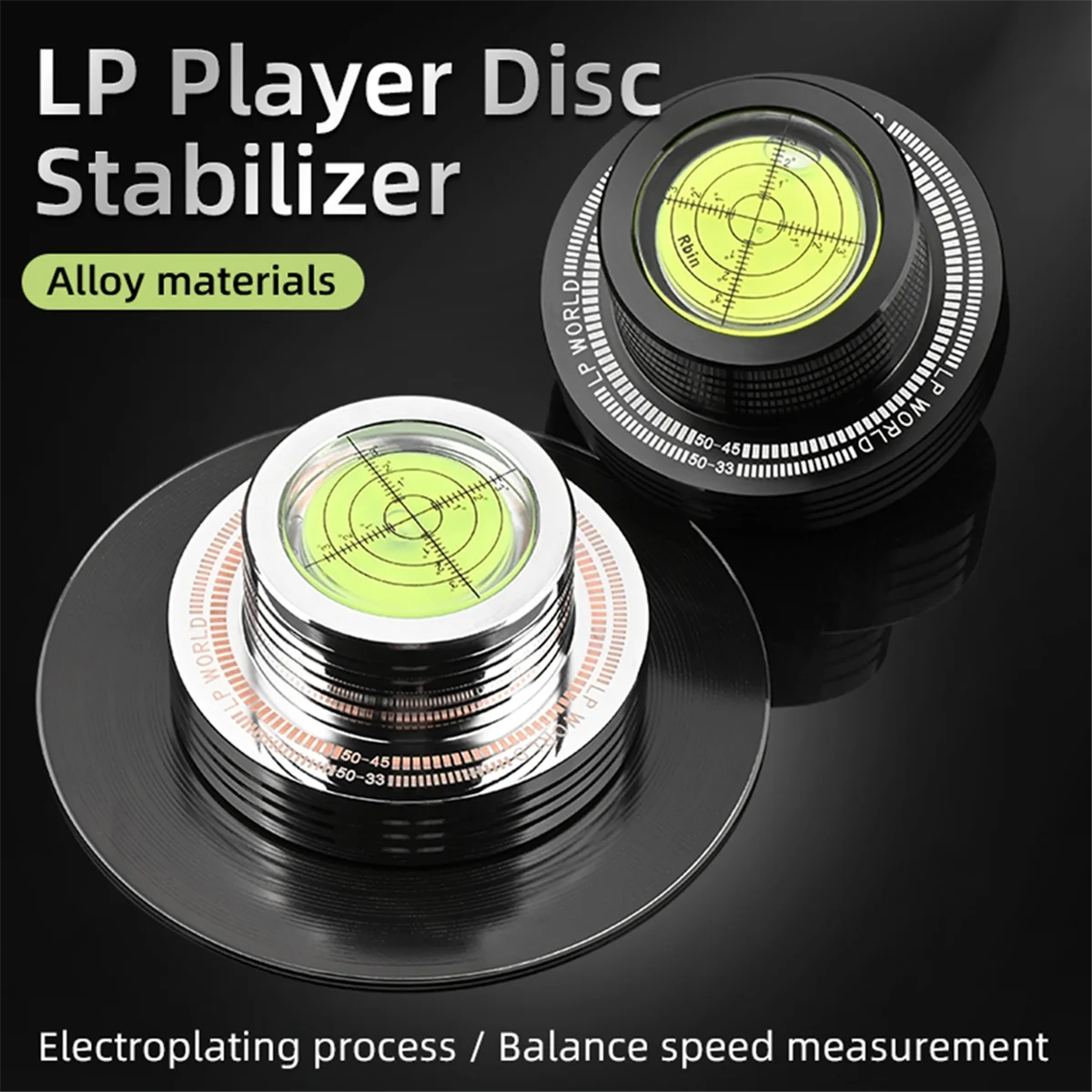 LP Player Disc Stabilizer 50Hz LP Vinyl Plattenspieler Plattenspieler Stabilisator mit