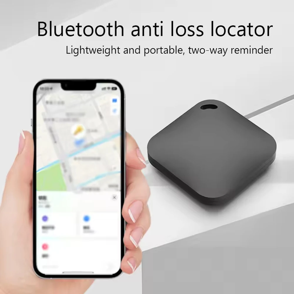 GPS Smart Tracker Tag Honk Alarm Tracker Dog Cat Locator with Rope Bluetooth Anti-Lost Device Work for Apple IPhone Find My