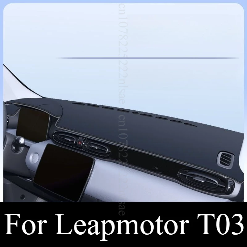 Dashboard Sun Shade Mat - Premium Non-Slip UV Protection Pad Reduce Glare Durable Material Fit Perfectly for Leapmotor T03 2025