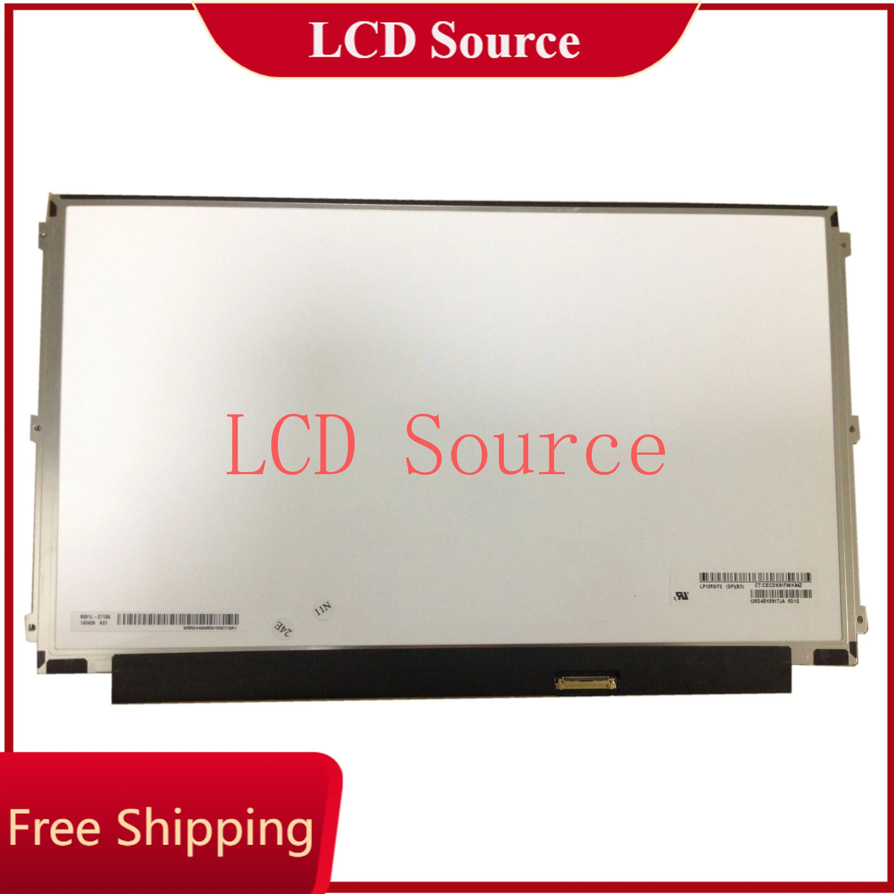 LP125WF2 SPB3 fit LP125WF2 SPB4 eDP SCREEN Panel IPS LED 1920*1080 Full HD 30 Pin LCD LED Display