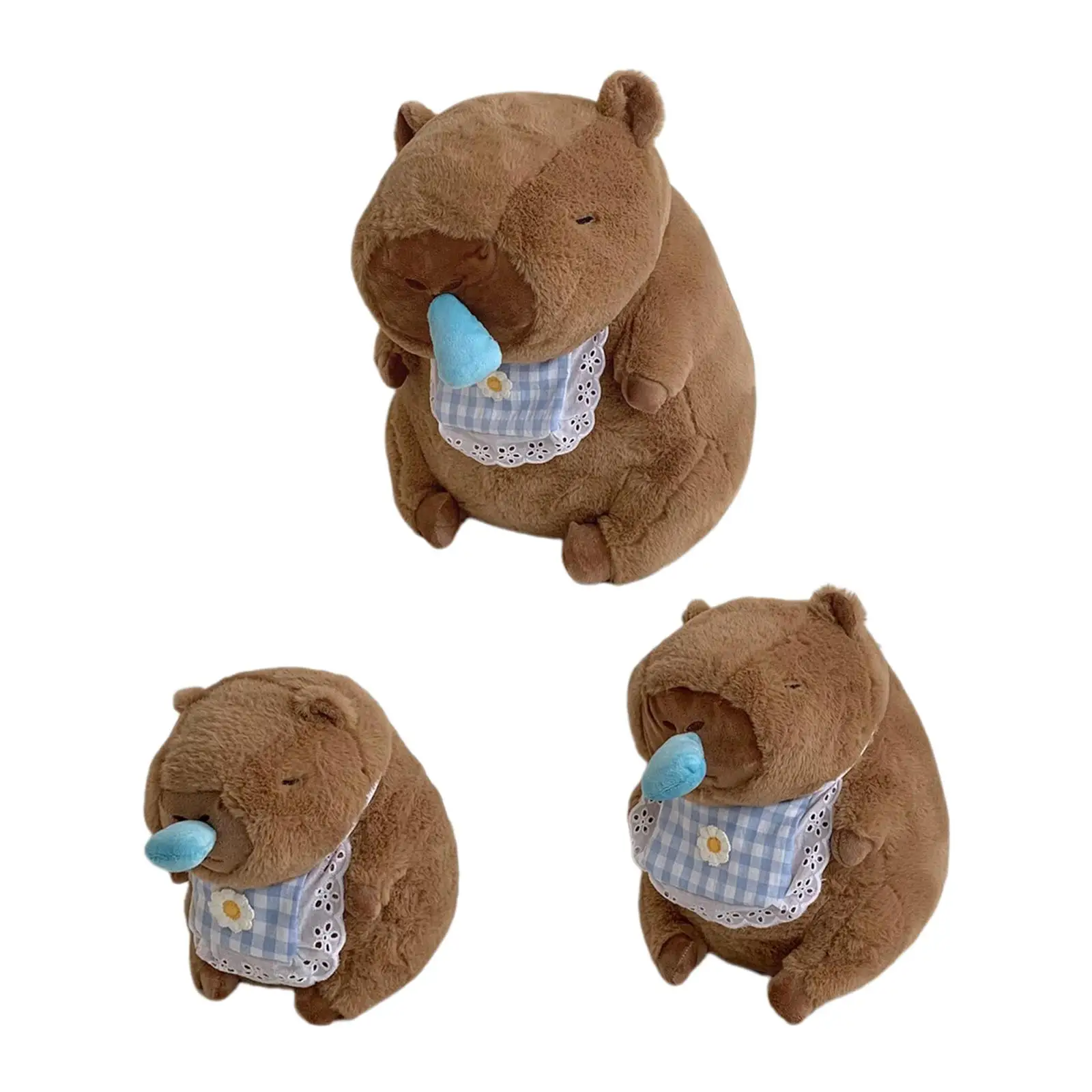 Capibara Pluche Home Decor Loopneus Decoratie Realistische Mooie Pluche Dier Speelgoed Pop Sofa Ornamenten Knuffel Knuffel Kinderen