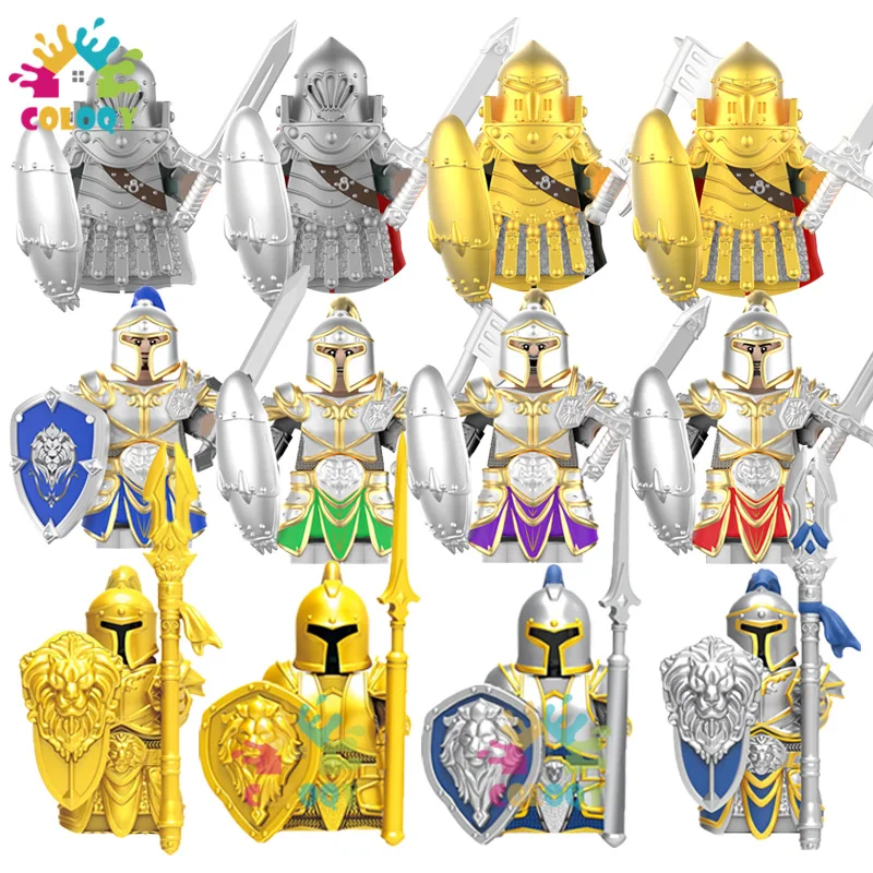 

Kids Toys Spearman Building Blocks Riflman Soldiers Mini Action Figures Helmet Armor Toys For Kids Birthday Gifts