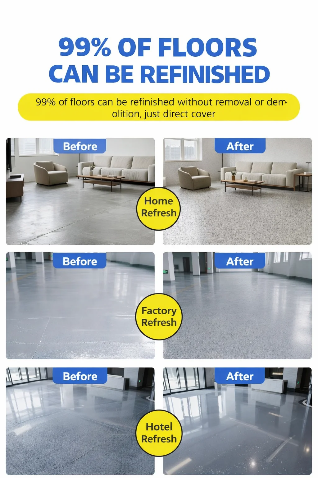 Epoxy Colored Sand Flooring Self Leveling Floor Coating Decorative Seamless Terrazzo Resin Anti Slip Waterproof Floor Paint