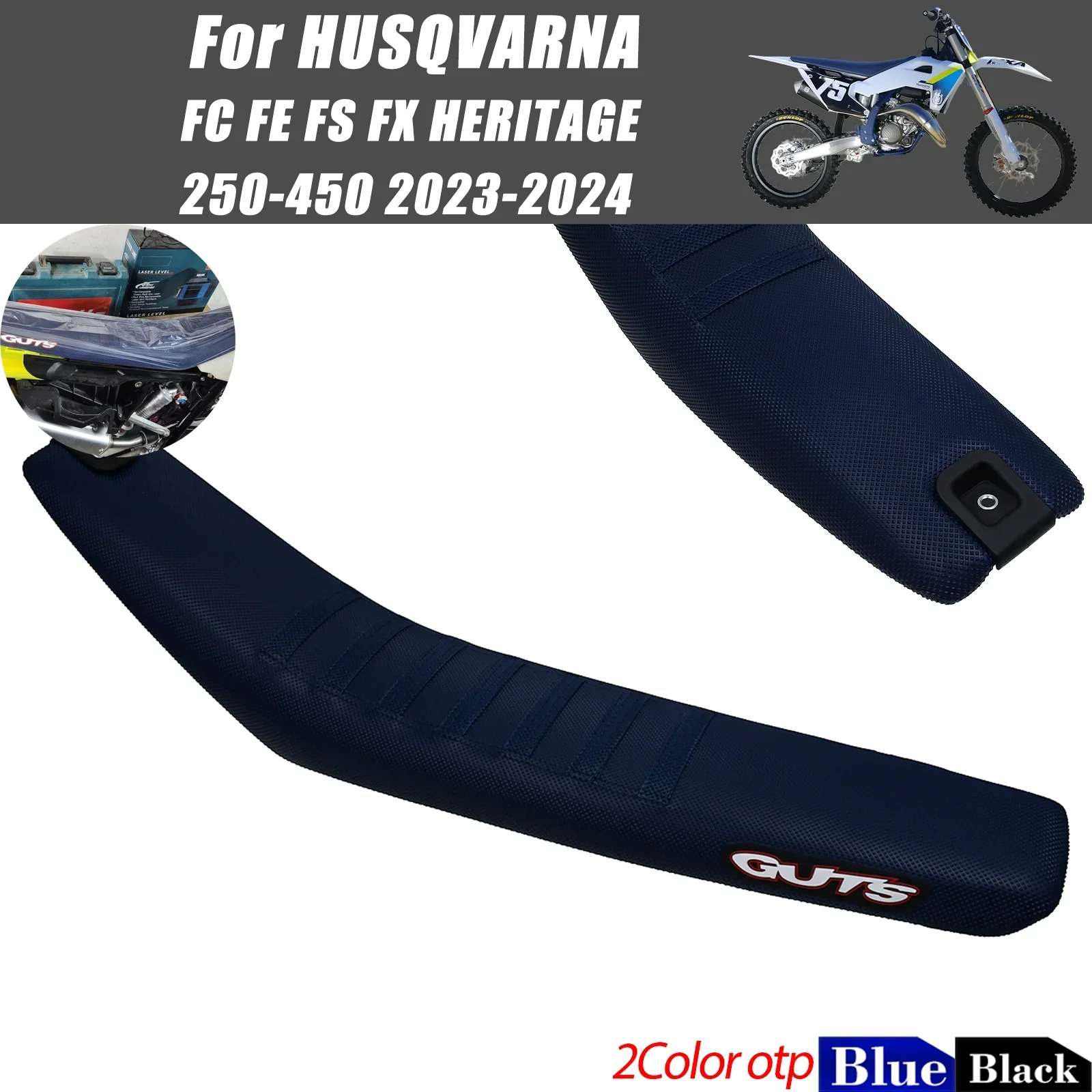 For Husqvarna FC250 FC350 FC450 FE250 FE350 FE450 FE501 FX350 FX450 FS450 2022-2024 Lowering Seat Cushion Pack