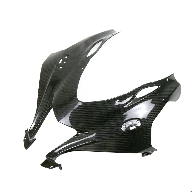 

Подходит для мотоцикла KAWASAKI ZX-10R Big Bull, модифицированная передняя крышка из углеродного волокна, защита фар