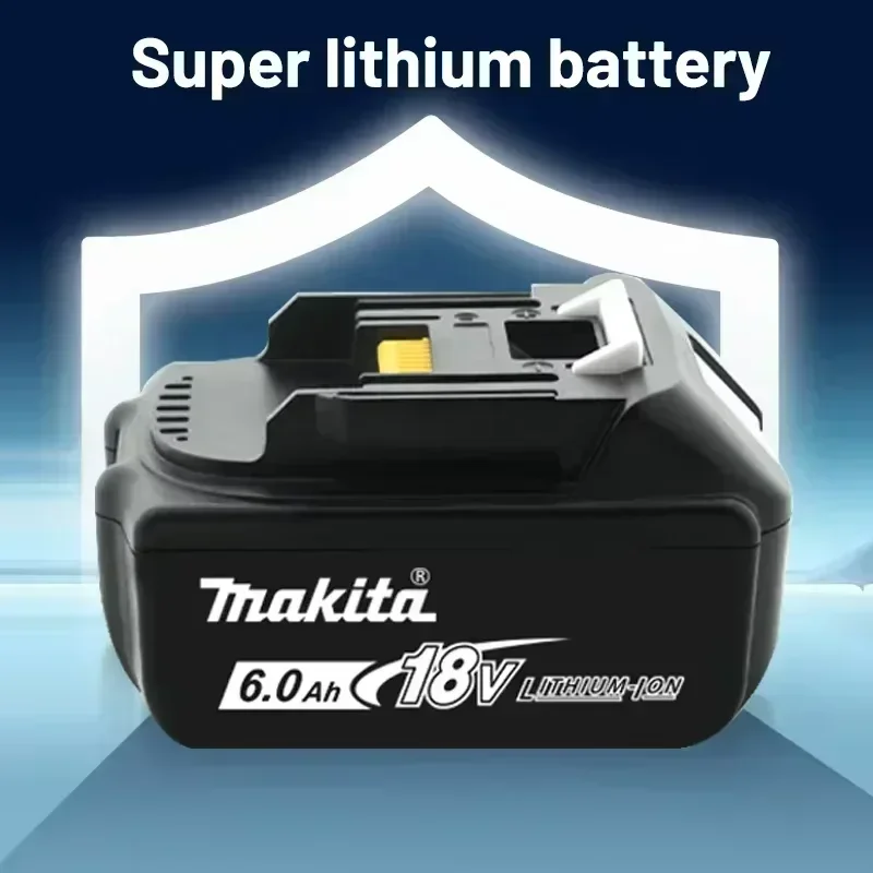 100% Original Makita 18V 6.0Ah Rechargeable Battery For Makita BL1830B BL1840 BL1840B BL1850 BL1850B Power Tool high-end Battery