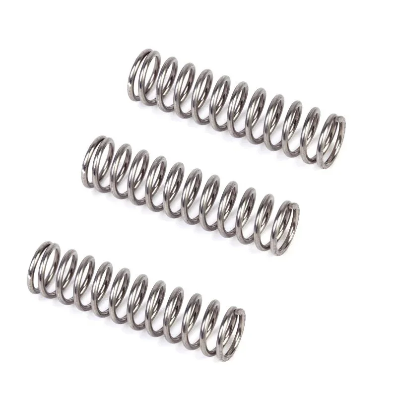 10 pz/lotto molla estrusore in acciaio inossidabile 1.2x7.5x20mm per Router CNC stampante 3D