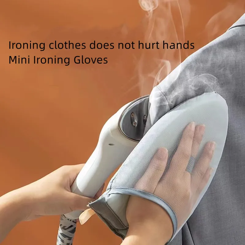 Handheld Mini Ironing Pad Heat Resistant Glove For Clothes Garment Steamer Sleeve Ironing Board Holder PortabLe Iron Table Rack