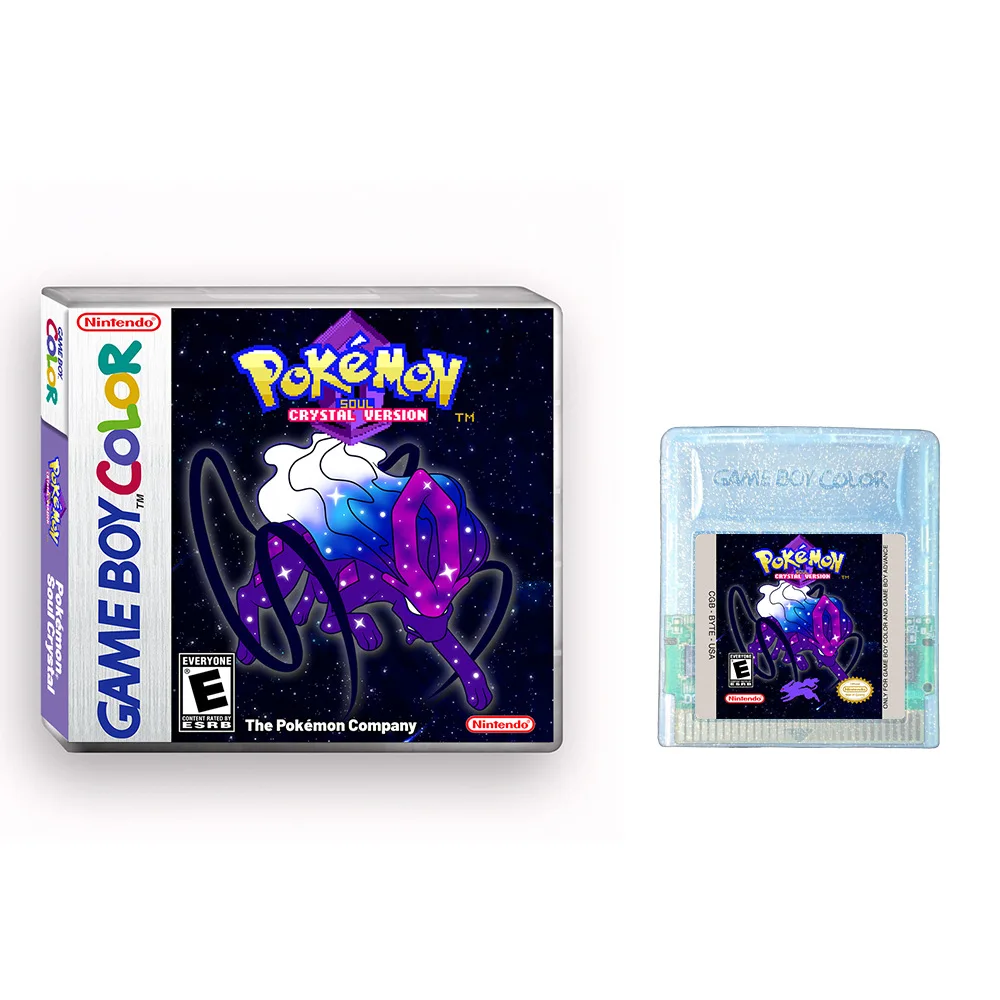 Pokemon Soul Crystal GBC/GBA Game Card Boxed American English Version New Pokemon