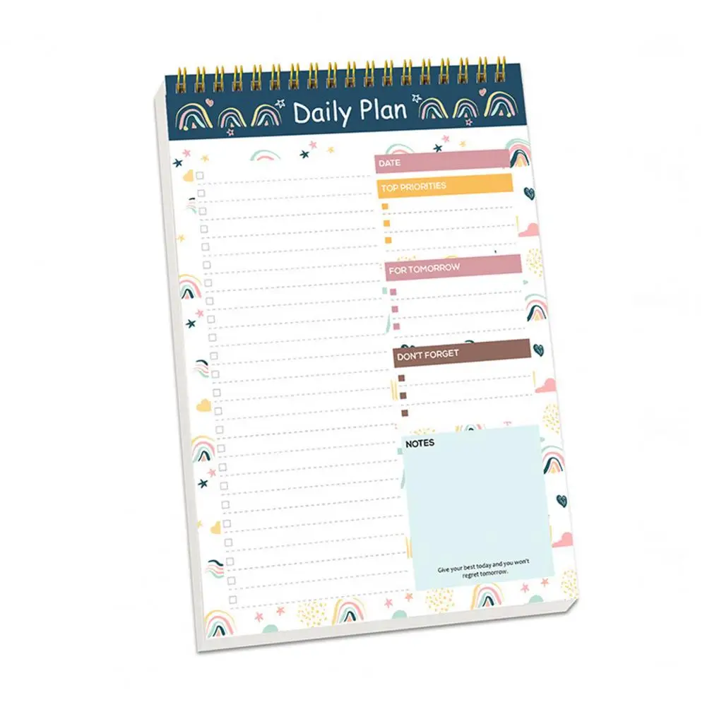 Planner Time Management Planner Journal for Achieving Goals A5 Notebook with Smooth Writing No Ink Bleeding