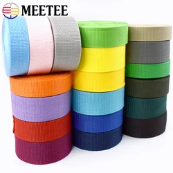 5Meters 20-50mm Webbing Tapes for Strap 1.1mm Backpack Tape Safety Belt Ribbon Band DIY Clothes Bias Binding Sewing Accessories