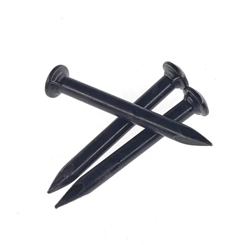 

l # 1 1/2" 1 3/4" 60mm 57mm plain round head black yellow concrete steel nails price